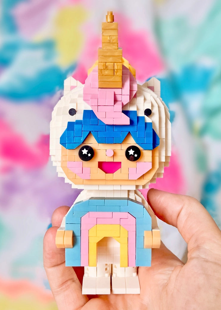 Rainbow Unicorn mini bricks