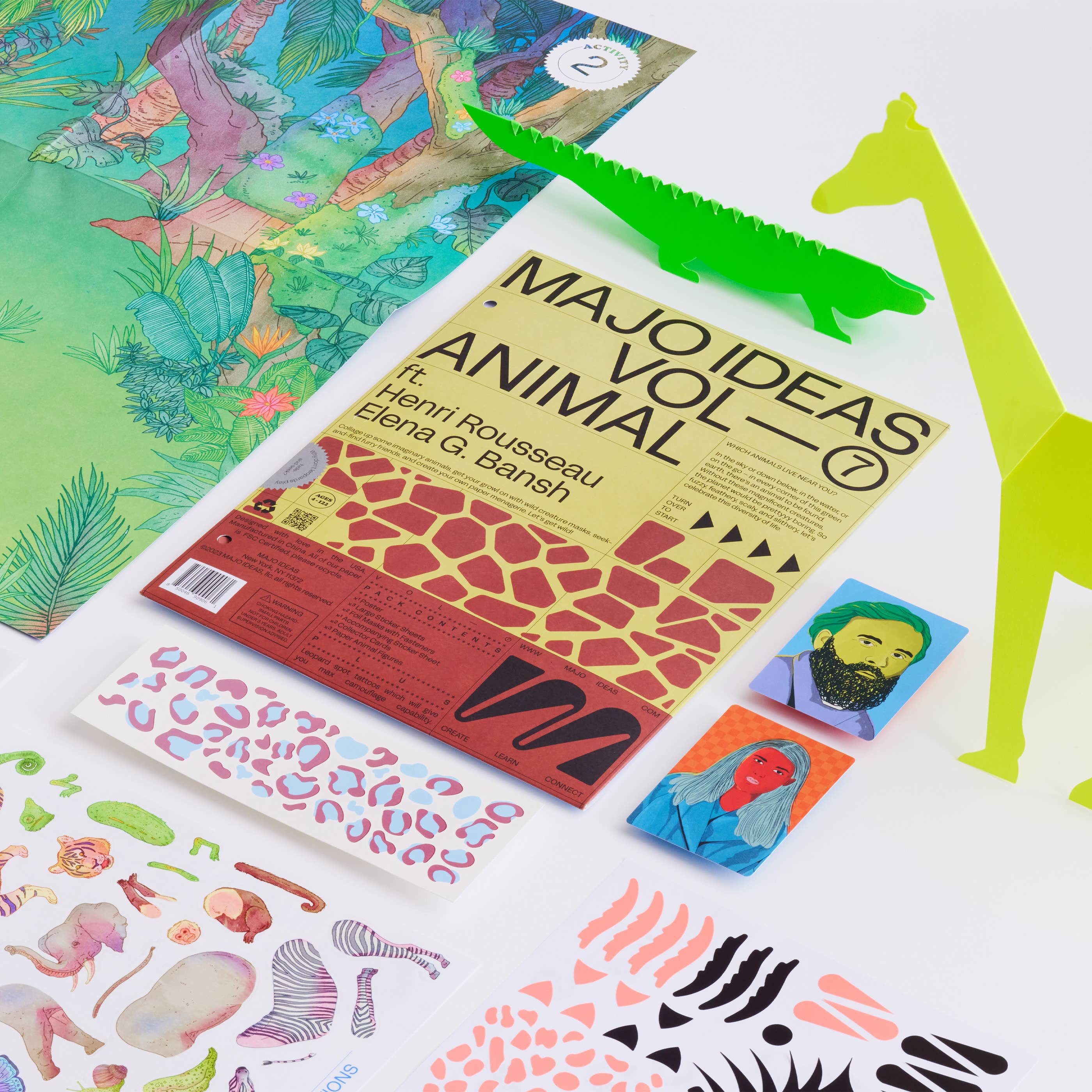 VOL ⑦ — ANIMAL Sticker Based Art Pack